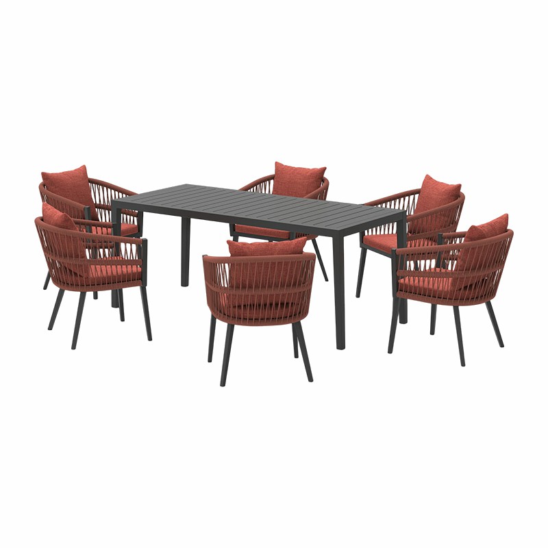 Outdoor Dining Table Teak Wood On Top factory Outdoor Dining Table Teak Wood On Top factory